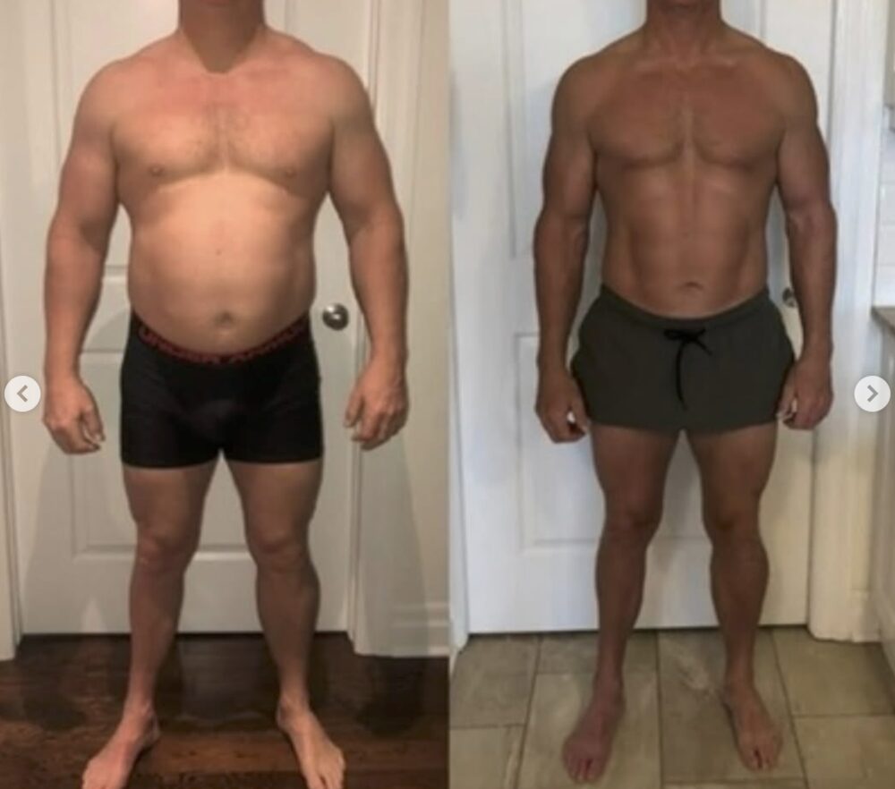 Real DeMelo Fitness member before and after transformation