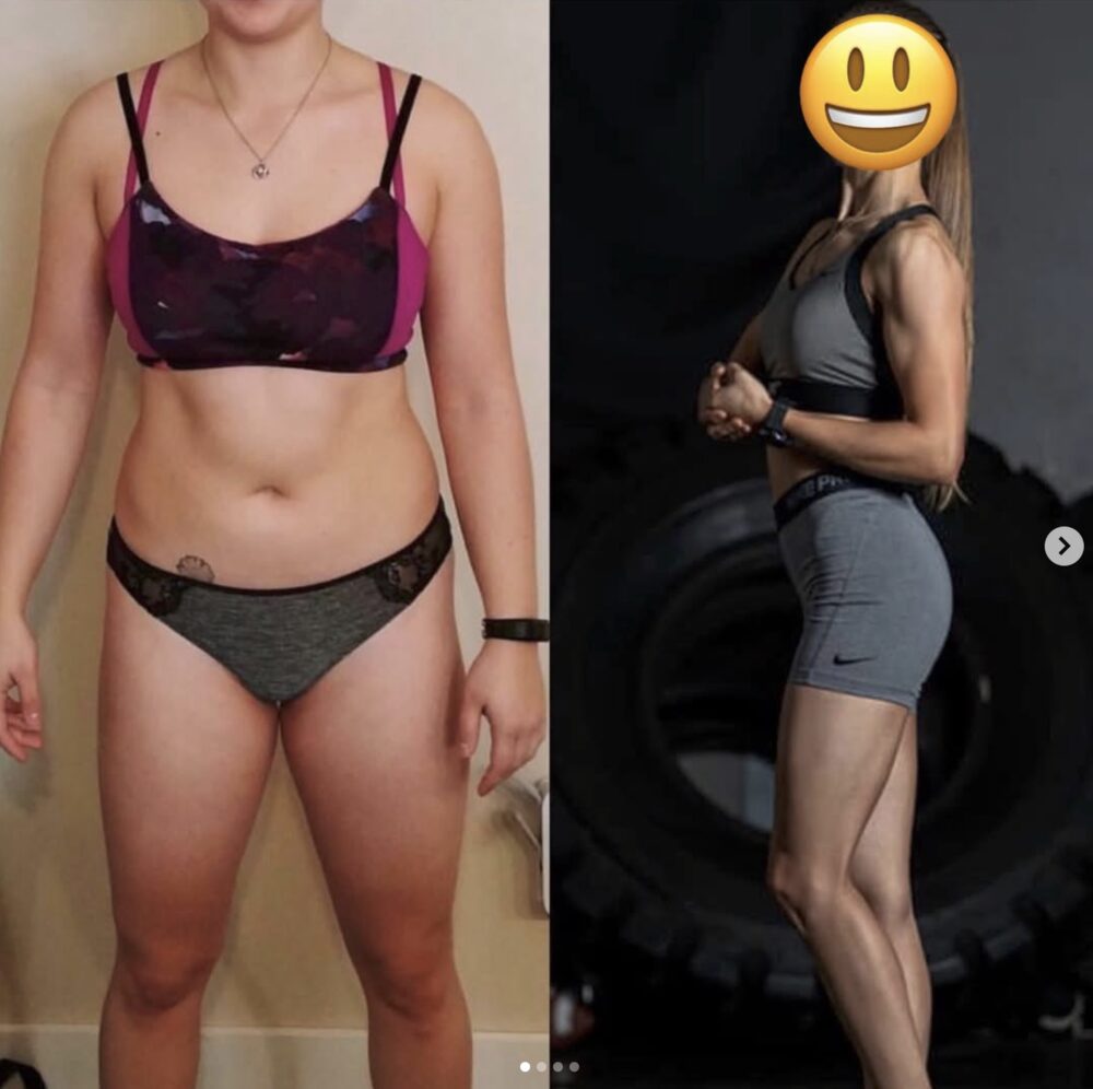 Real DeMelo Fitness member before and after transformation